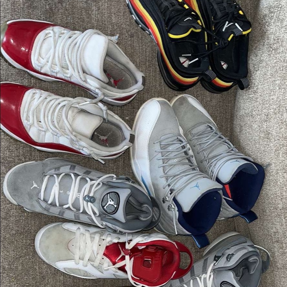 Misc. Nike & Jordan brand shoes, used but in good condition